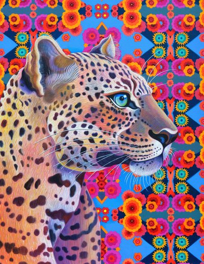 Leopard, 2018 by Jane Tattersfield